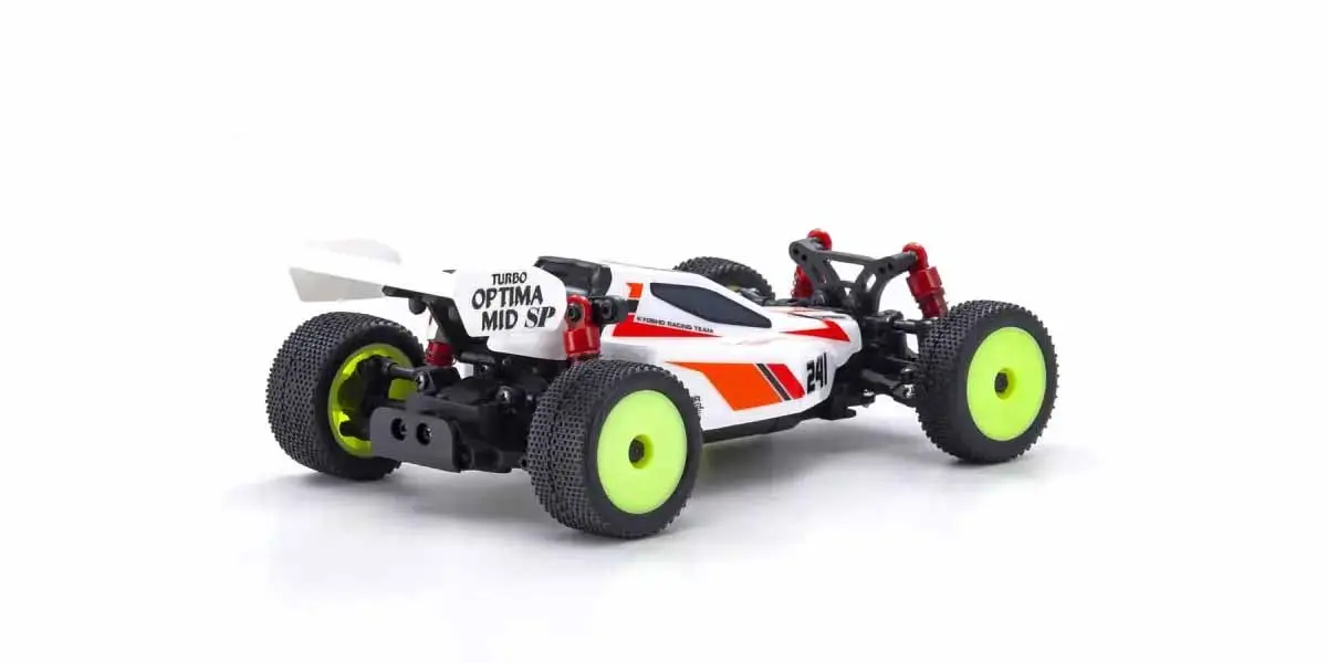 Kyosho Mini-Z Mb010 Readyset 4wd Turbo Optima Mid Special White – RC Car – view 3