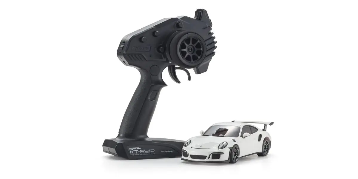 Kyosho Mini-Z MR04 RWD Porsche 911 GT3 RS White (N-Rm/Kt531p) – RC Car