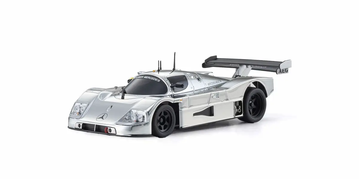 Kyosho Mini-Z MR04 RWD Sauber Mercedes C9 Chrome Silver (W-Lm W/Gyro) – RC Car – view 2