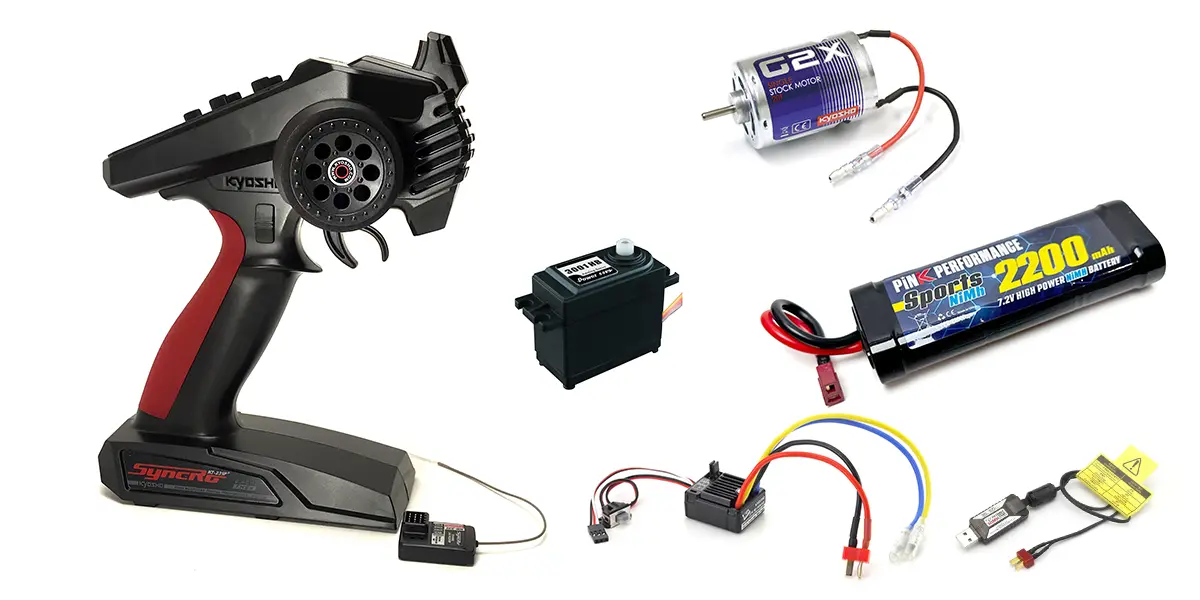 Kyosho Starter Set 1:10 (Kt231-70706-82245b-Hd3001-Batt-Charg) – view 3