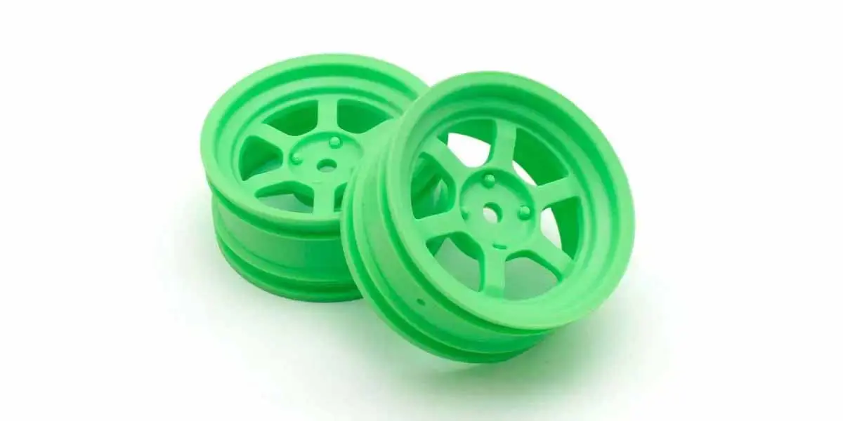 Kyosho 1:10 Fazer Fzd2 Rays Te37v Wheel Offset 5mm (2) Green