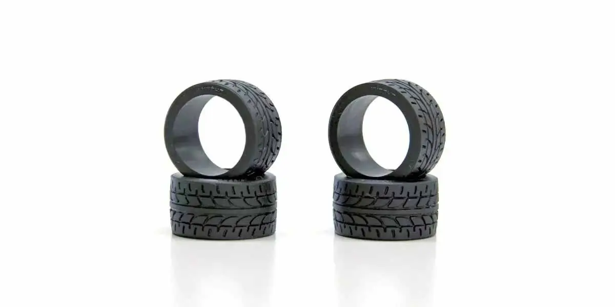 Kyosho Mini-Z Racing Radial Tyres 2X Shore - Wide (4)