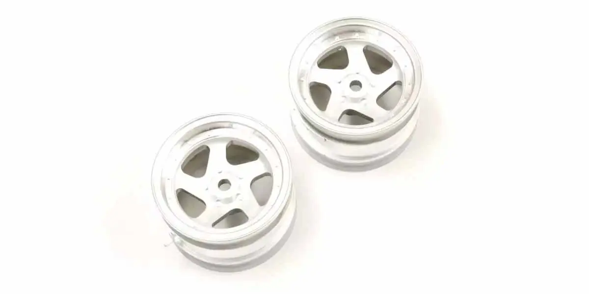 Kyosho Optima Satin Chromed 1.7 Inches 5 Spokes Wheel (2)