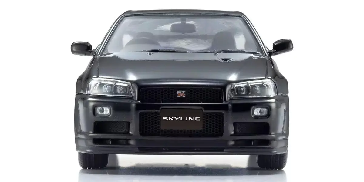 Kyosho 1:43 Nissan Skyline R34 GT-R v-Spec II Black Pearl – view 5
