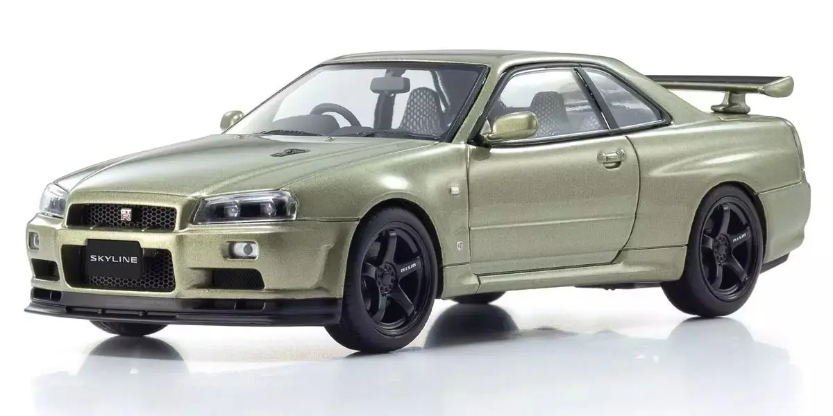 Kyosho 1:43 Nissan Skyline R34 GT-R v-Spec II Nür Millenium Jade