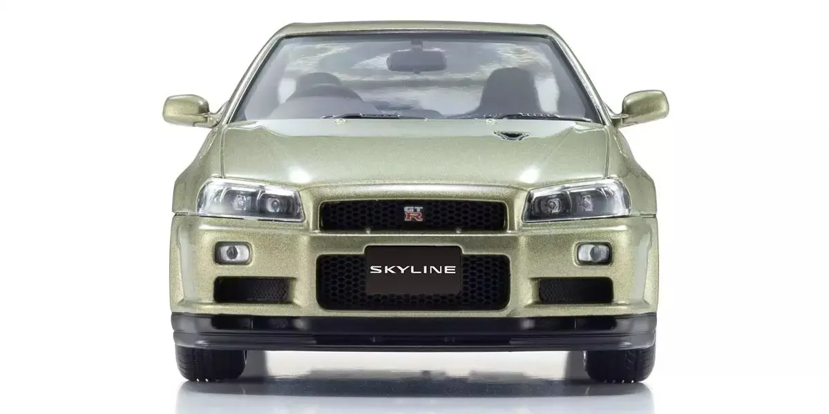 Kyosho 1:43 Nissan Skyline R34 GT-R v-Spec II Nür Millenium Jade – view 4