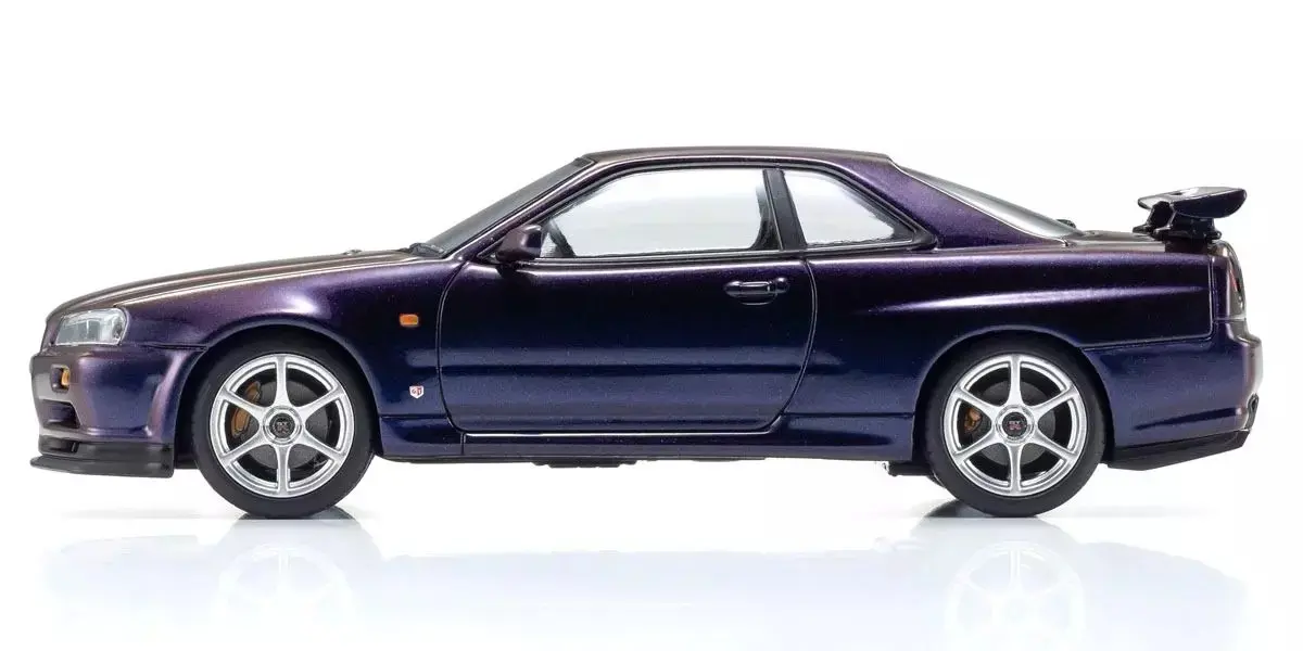 Kyosho 1:43 Nissan Skyline R34 GT-R v-Spec Midnight Purple III – view 3