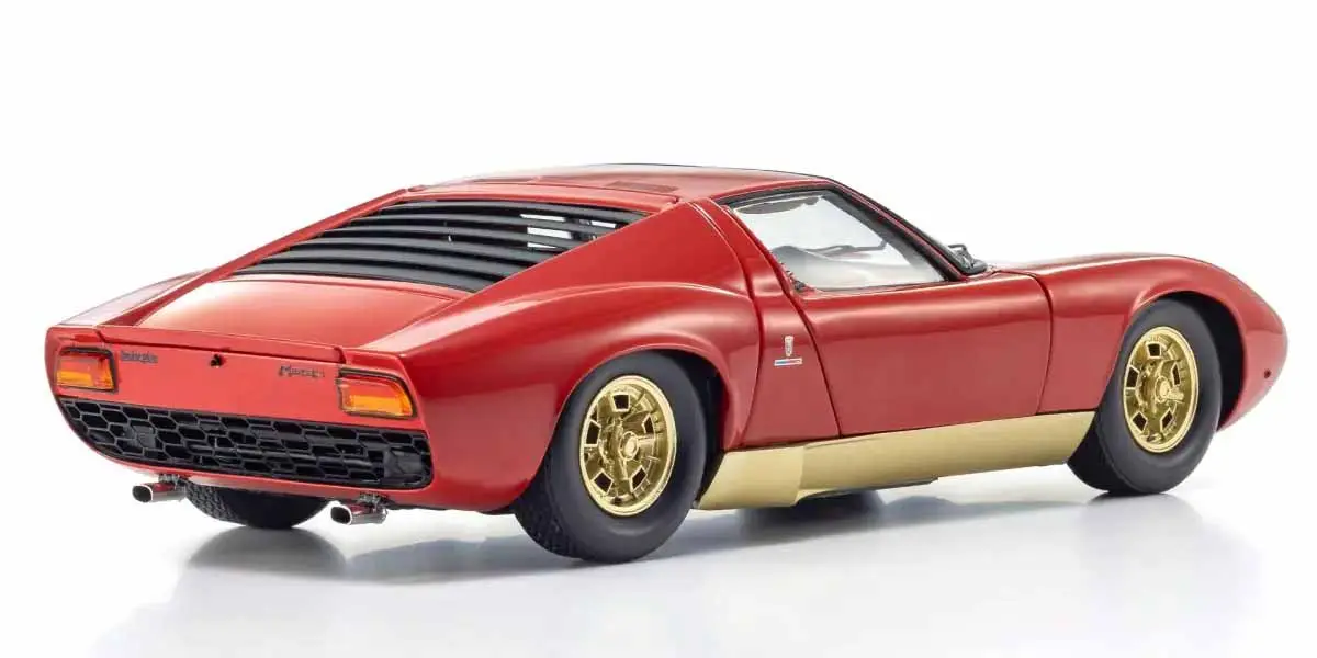 Kyosho 1:18 Lamborghini Miura P400 1968 Red-Gold – view 2