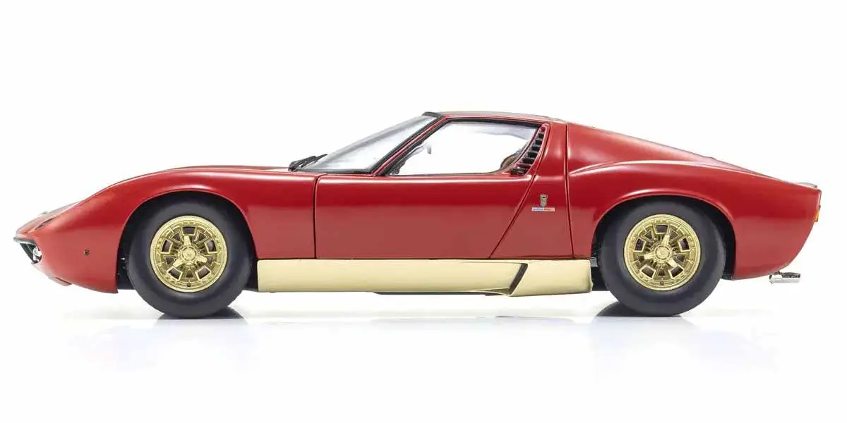 Kyosho 1:18 Lamborghini Miura P400 1968 Red-Gold – view 3