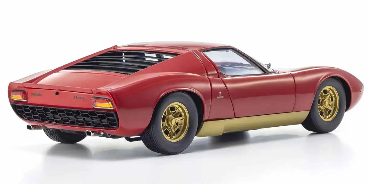 Kyosho 1:12 Lamborghini Miura P400 1968 Red/Gold – view 2