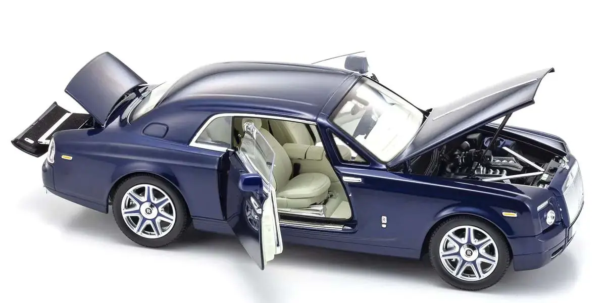 Kyosho 1:18 Rolls-Royce Phantom Coupé 2008 Blue Metallic – view 4