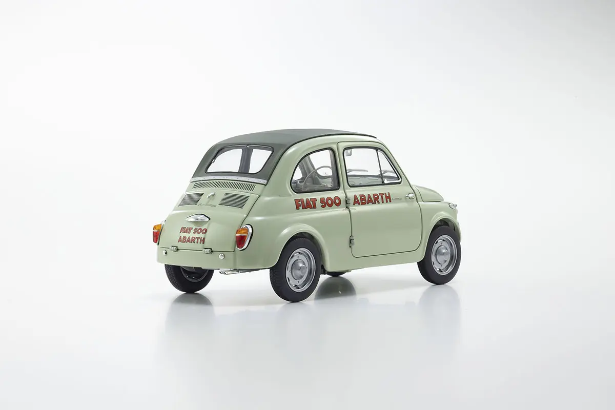 Kyosho 1:18 Fiat Nuova 500 Elaborazione Abarth Record Green Clear – view 2