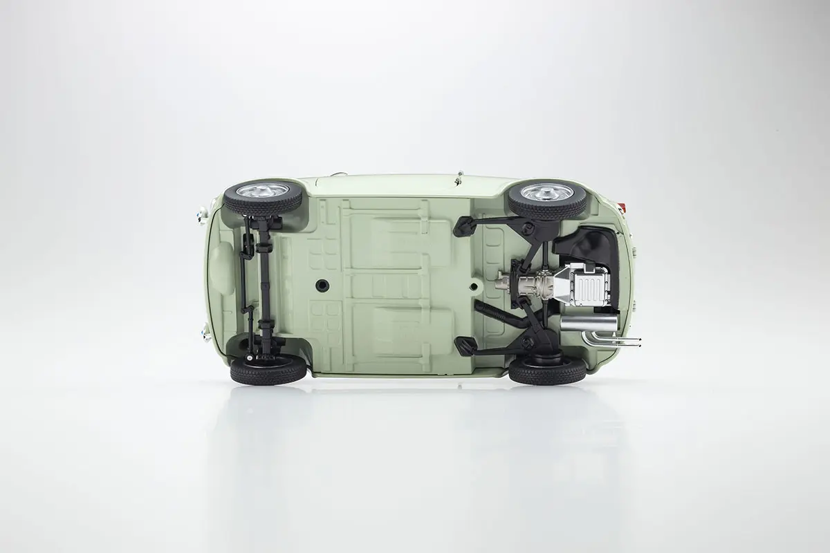 Kyosho 1:18 Fiat Nuova 500 Elaborazione Abarth Record Green Clear – view 7