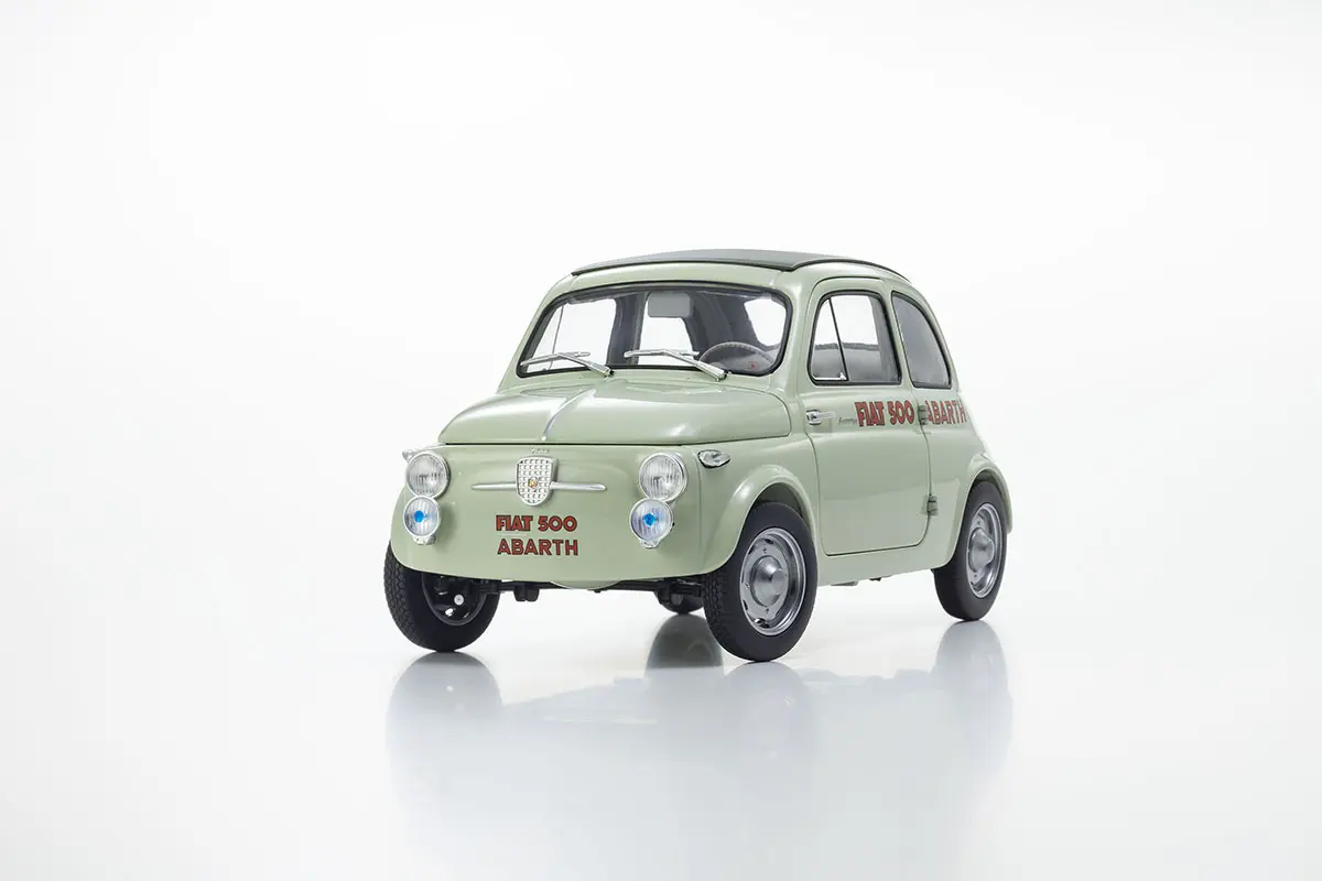 Kyosho 1:18 Fiat Nuova 500 Elaborazione Abarth Record Green Clear – view 9
