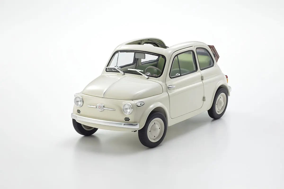 Kyosho 1:18 Fiat Nuova 500 Ivory Accessories Version – view 10