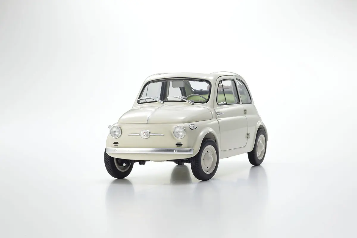 Kyosho 1:18 Fiat Nuova 500 Ivory Accessories Version – view 11