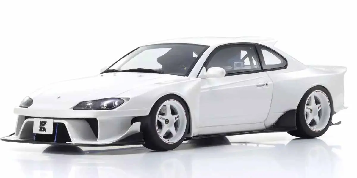 Kyosho 1:18 Samurai Collection Nissan Silvia S15 Khyzyl Saleem White