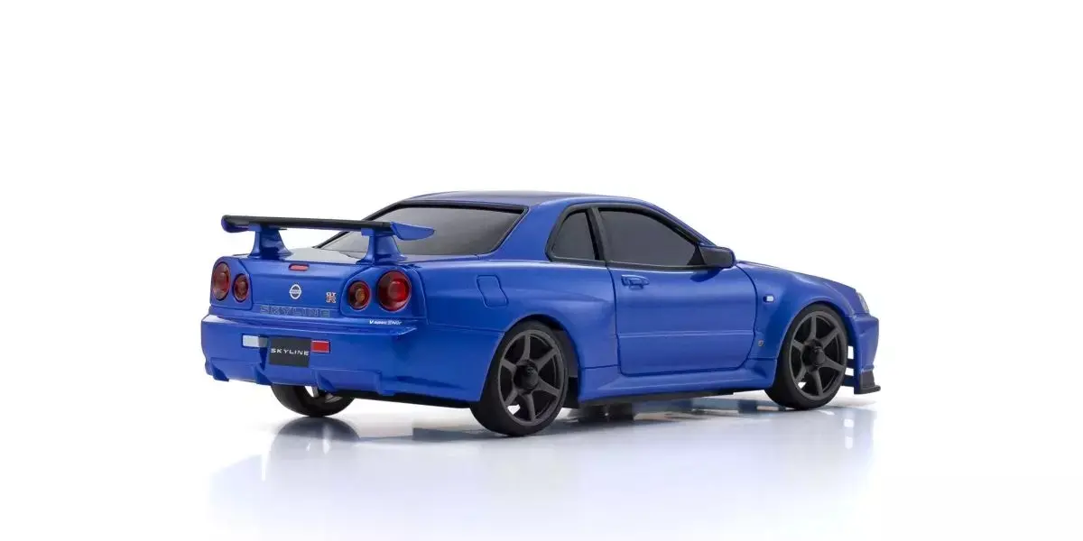 Kyosho Mini-Z Awd Nissan Skyline Gt-R R34 Metallic Blue (Ma020n-L) – view 3