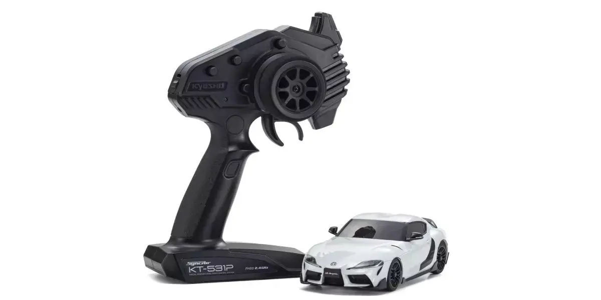 Kyosho Mini-Z Mr04 RWD Toyota Gr Supra TRD Aero White Metal (N-Mm2) — view 1