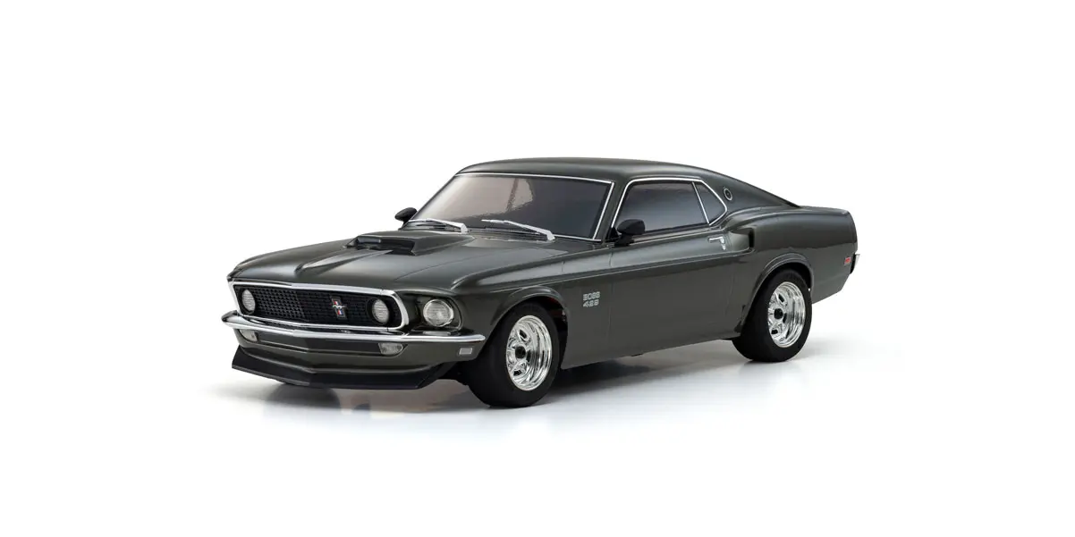 Kyosho Fazer Fz02 (L) Ford Mustang Boss 429 Black 1969 1:10 Full Set — view 2