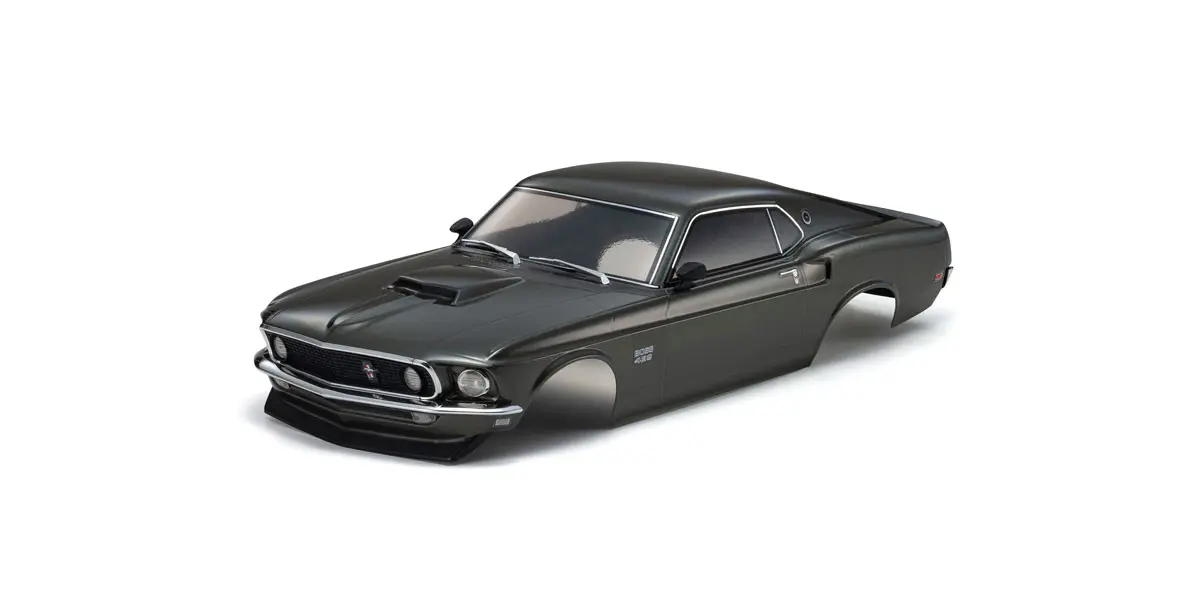 Kyosho Fazer Fz02 (L) Ford Mustang Boss 429 Black 1969 1:10 Full Set — view 4