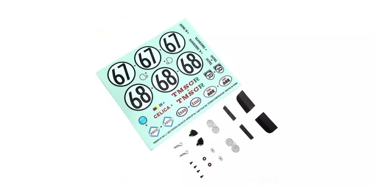 Kyosho Fazer Fz02 1:10 Toyota Celica 1970 Light Cover Set — view 1