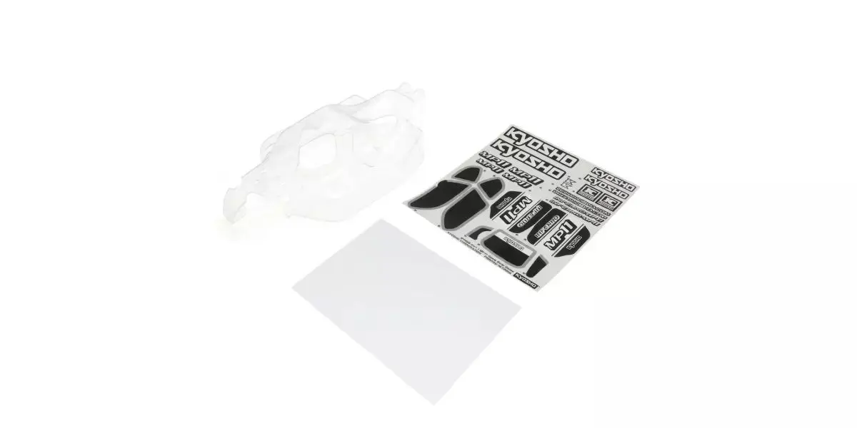 Kyosho Inferno Mp11 Pre-Cut 1.0mm Clear Bodyshell — view 1