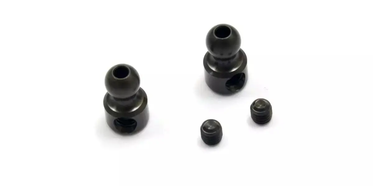 Kyosho Lazer zx7.5 Anti-Roll Gun Metal Bar Adjust Ball — view 1