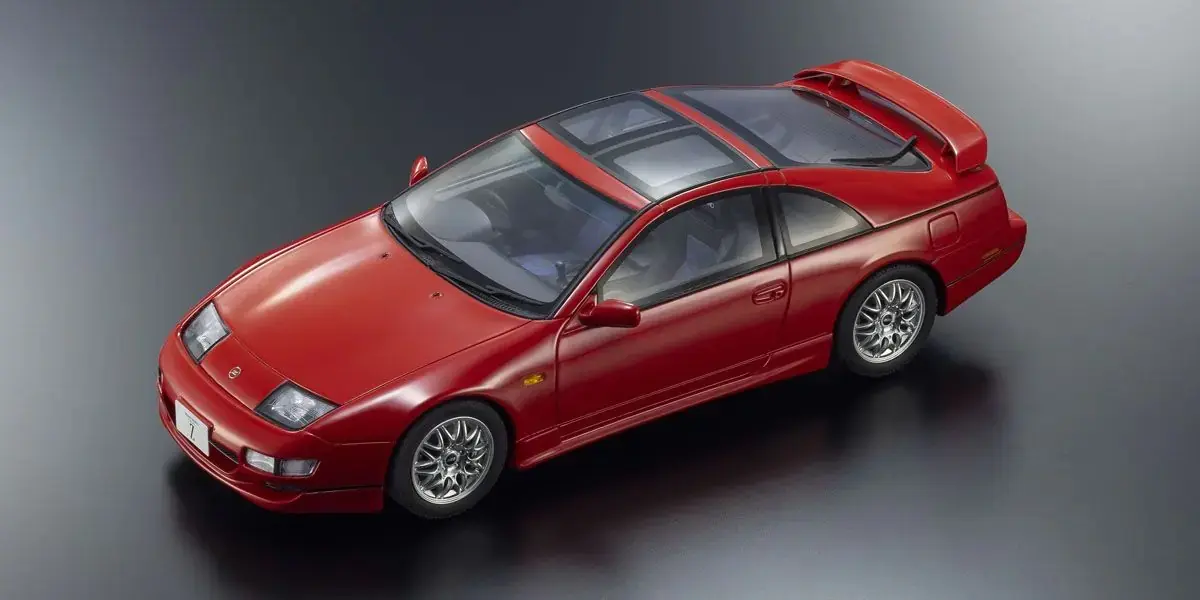 Kyosho 1:18 Resin Samurai Collection Nissan Fairlady Z Z32 1989 Red — view 5