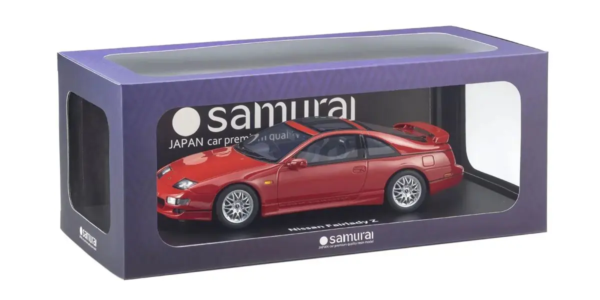 Kyosho 1:18 Resin Samurai Collection Nissan Fairlady Z Z32 1989 Red — view 6