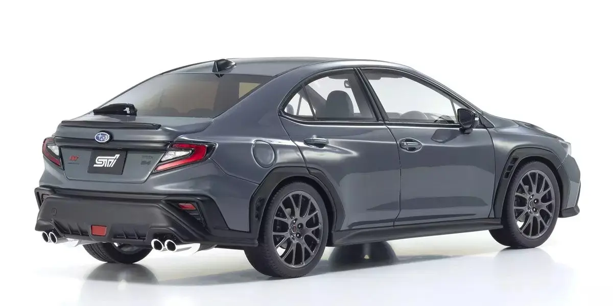 Kyosho 1:18 Resin Samurai Collection Subaru WRX S4 Sti Sport Gray — view 5