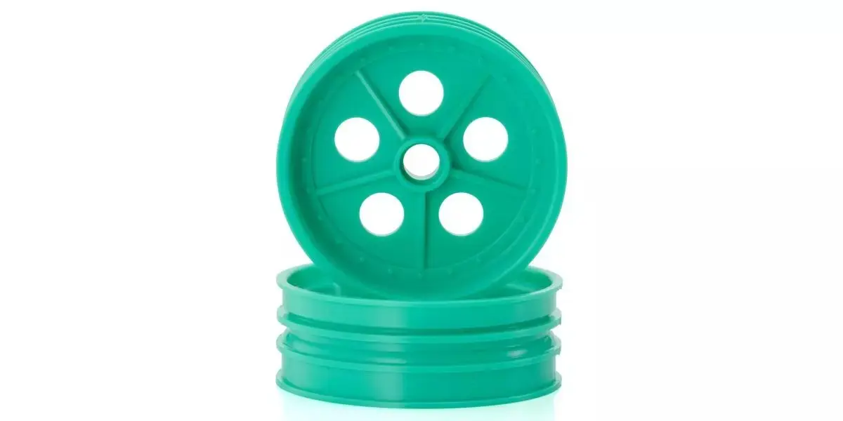 Kyosho Tomahawk 85 WC Peppermint Green Front Wheel 2.0 inches (2) — view 1