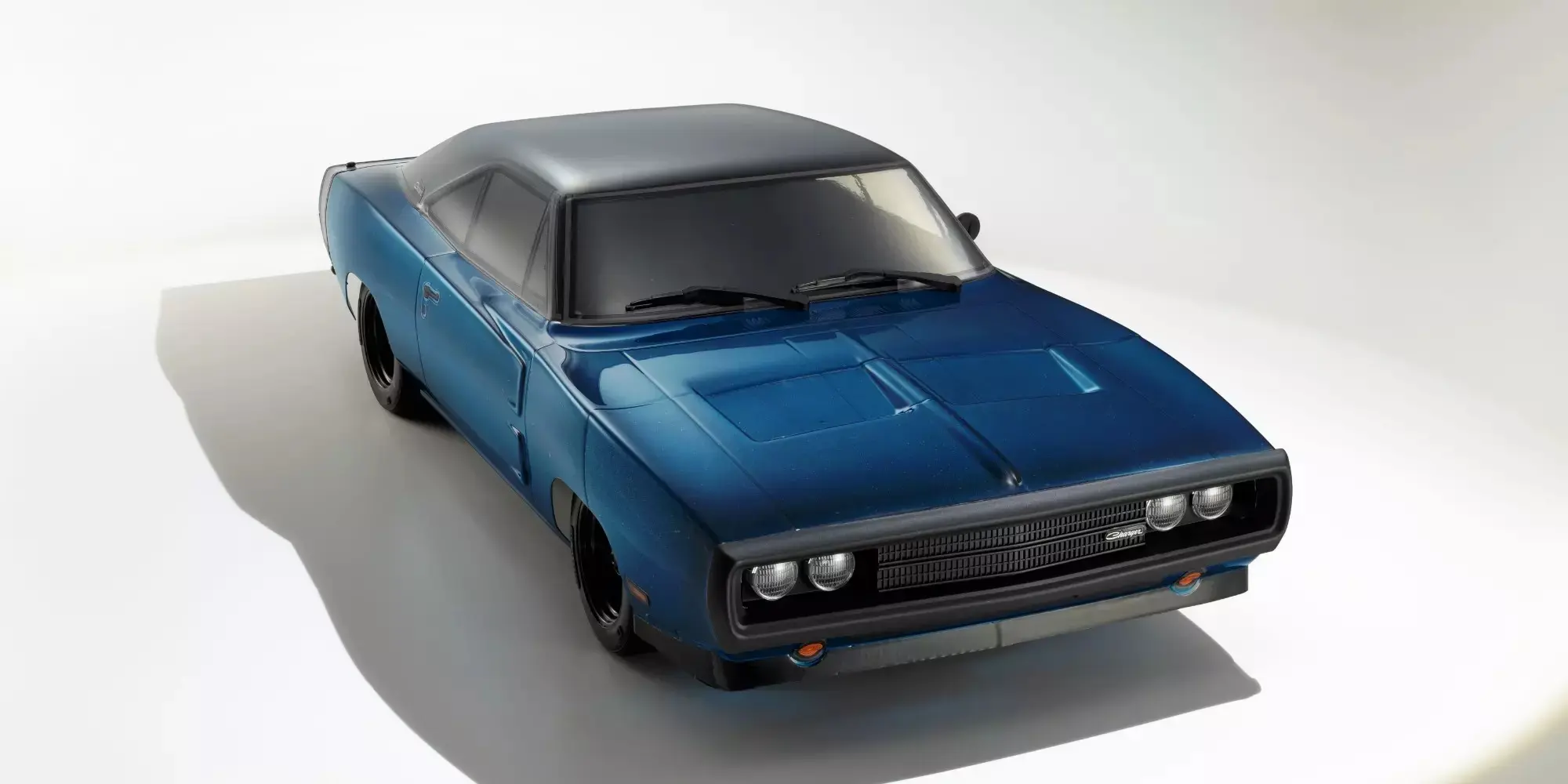 Kyosho Fazer FZ02 (L) Dodge Charger 1970 Tuned Ver Blue 1:10 Readyset — view 2
