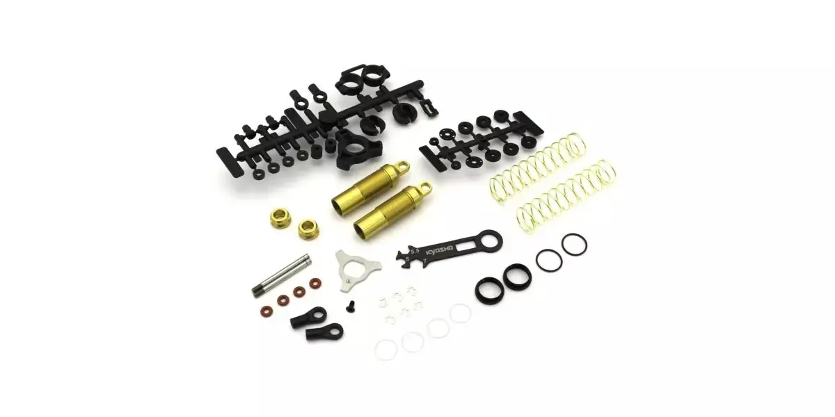 Kyosho Turbo Optima – Mid (2) Rear Gold Shock Set — view 1