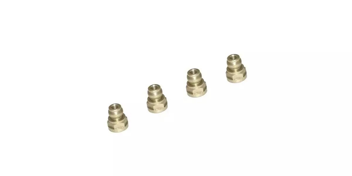Kyosho RB7.5 / ZX7.5 Velvet Coating 5.8mm Shock Mount Pivot Ball (4) — view 1