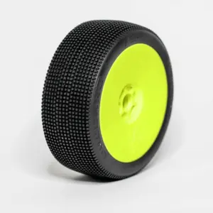 OGO Racing Tires 1:8 Buggy VULCANO MEDIUM/SOFT “V2” pre-mounted yellow (2) (B1206GMSY)