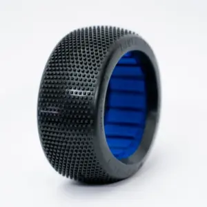 OGO Racing Tires 1:8 Buggy BLIZZARD MEDIUM/SOFT “V2” Rubber+Insert (2) (B2108MS)
