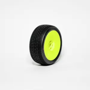 OGO Racing Tires 1:8 Buggy WIND MEDIUM “V2” pre-mounted yellow (2) (B2207GMY)