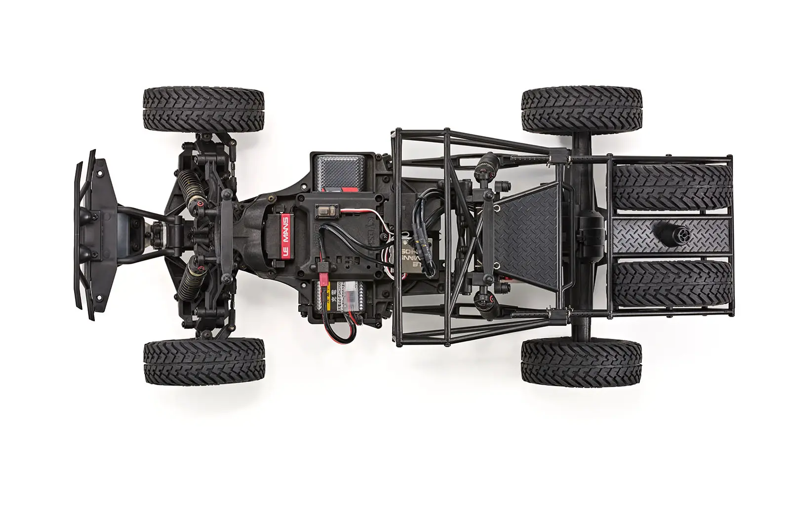 Kyosho Outlaw Renegade Pro Kit 1:10 2WD electric pickup truck, chassis from above