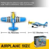 VOLANTEX P-51D MUSTANG V2 BLUE RC Plane