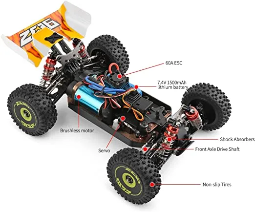 Wltoys 144010 1/14th 4WD RC Racing buggy(brushless) - Cheap RC
