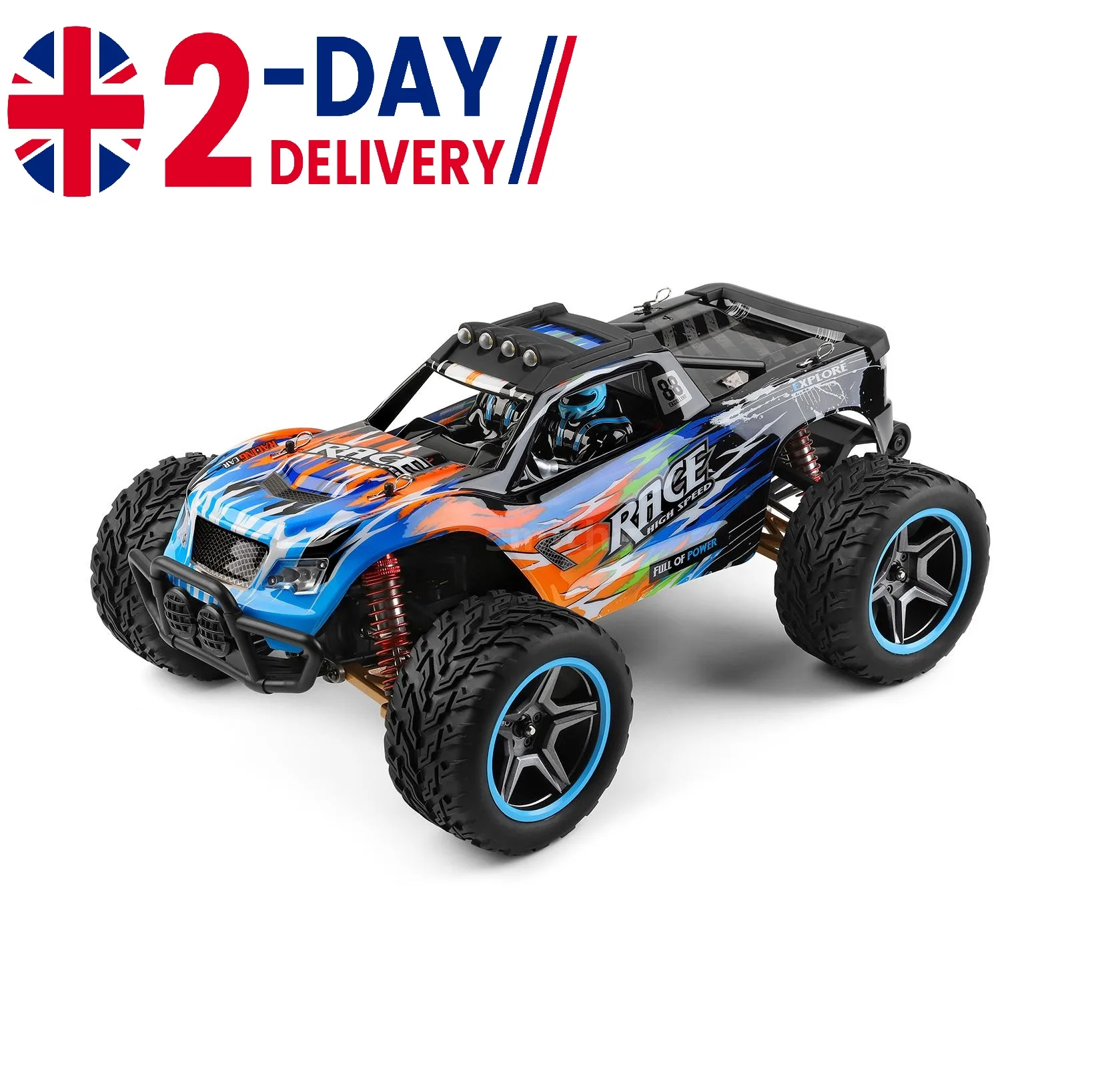 WL Toys 104009 4wd all terrain racing monster truck - Cheap RC cars in the  UK
