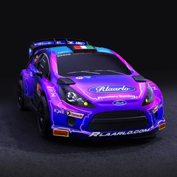 Rlaarlo XTS-F10 Carbon 1/10 Brushless RTR 4WD RC Rally Car (with extra purple body shell)