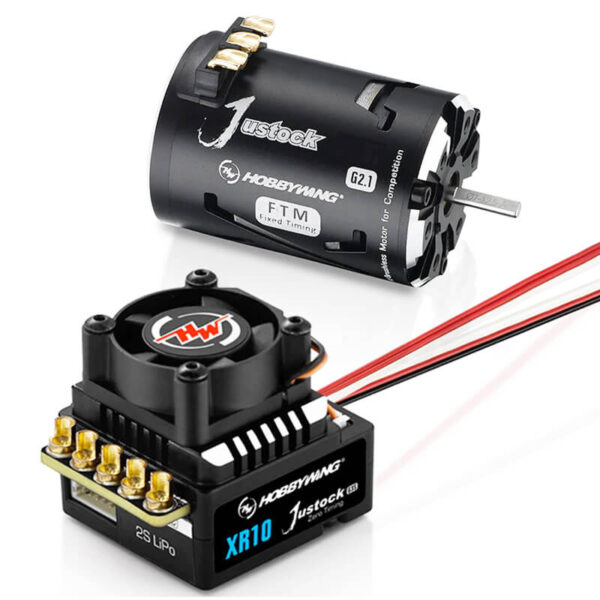 Hobbywing Combo Xr10 Justock G3S Esc/Justock G2.1 10.5T (Fixed Timing)