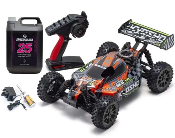 Kyosho Inferno Neo 3.0 18 RC Nitro Bundle - T5 Red