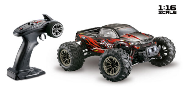1:16 4WD High Speed Monster Truck SPIRIT 2,4GHz Black/Red