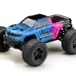 1:16 Monster Truck MINI AMT pink/blue 4WD RTR