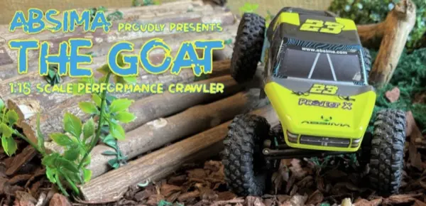 Absima CR18P 1:18 Brushless Rock Racer "The GOAT" (Design 2) RTR – 1/18th
