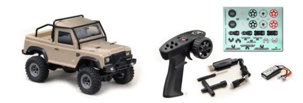 1:24 Micro Crawler "Defender" beige RTR – RC Crawlers