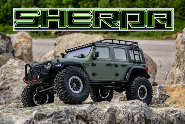 1:10 EP Crawler CR3.4 "SHERPA" OLIVE RTR – RC Crawlers